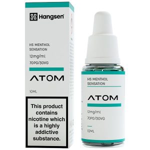Menthol Sensation E Liquid bottle front view