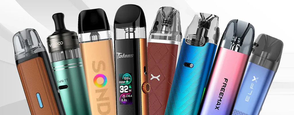 Lineup of vape kits and mods available at CloudNova USA