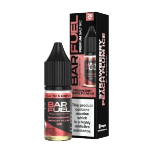 Strawberry Peach Plum Ice Nic Salt E-Liquid by Bar Fuel
